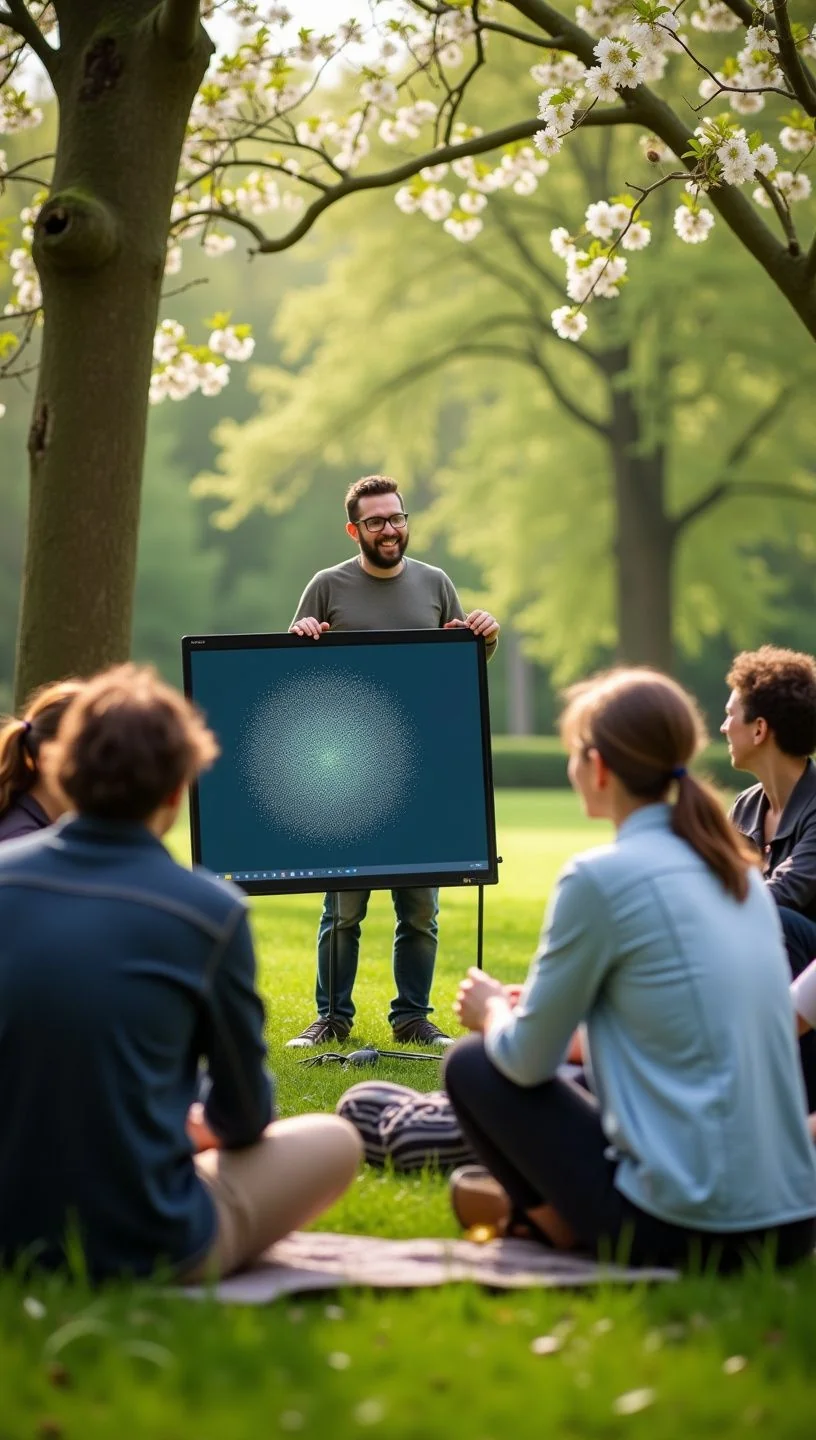 Modern innovation illustration